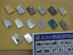 大切なコレクション、ライター ZIPPO を手放すなら霧島市の買取専門店大吉霧島国分店におまかせください！