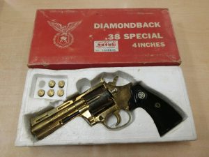 コクサイ・トイガン DIAMONDBACK・ダイアモンドバック .38 SPECIAL 4インチ モデルガンSMG刻