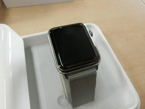 Apple Watch 第1世代 42mm MJ3Y2J A ステンレスケース・ミラネーゼループ
