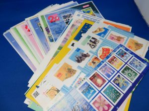 本日は切手シートをお買取りさせて頂きました。