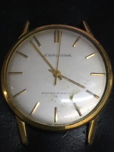 アンティーク腕時計 SEIKO Liner セイコーライナー K18枠 ジャンク