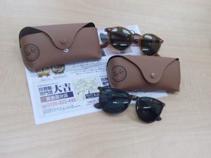 レイバンのサングラスのお買取は霧島市の買取専門店大吉霧島国分店です。