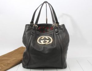 ダブルＧ　レザートートバッグ