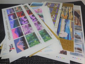 191126記念切手、シートもバラも大吉大橋店へ！