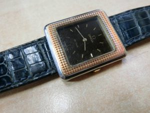 OMEGA・オメガ・ De vile オメガデビル スクエア ヴィンテージ 手巻き腕時計 動作中