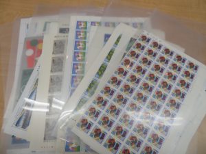 記念切手シート・テレホンカードをお買取りさせて頂きました。