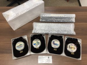 歌川広重絵の銀貨