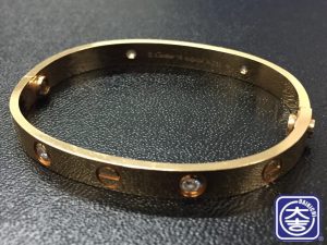 【Cartier ラブブレス K18】