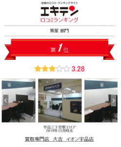 ランキング1位！買取専門店大吉　イオン宇品店！
