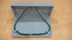 エメラルド107カラットのK18ネックレスをお買取りさせていただきました!宝石は大吉松江店へお任せください!