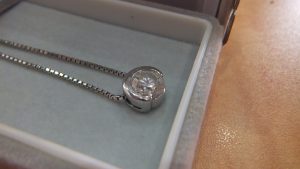 ダイヤモンド1ctのネックレスをお買取りいたしました!大吉松江店