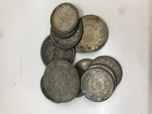 五十銭銀貨をお買取りしました大吉鶴見店です。