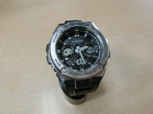 CASIO G-SHOCK・G-STEEL Gスチール GST-W110-1AJF 電波ソーラー デジアナ