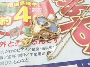 ハイジュエリー・デザインネックレス！貴金属の高価買取は大吉霧島国分店です！