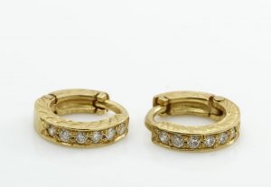 ローリーロドキン K18 ダイヤ ピアス