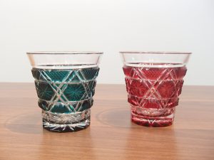 薩摩切子の冷酒グラスのお買取り！姶良市の買取専門店大吉タイヨー西加治木店です！