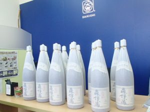 プレミア焼酎・森伊蔵のお買取は東京や大阪の買取店にも圧勝の買取額の大吉霧島国分店です！