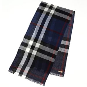 バーバリーカシミヤマフラー買取大吉鶴見店