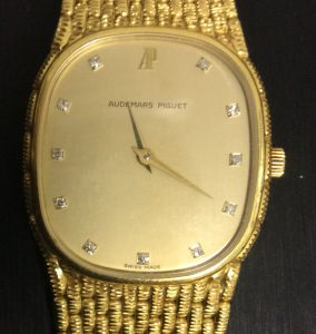 AUDEMARS PIGUET　オーデマ・ピゲ ダイヤ付き文字盤 18金無垢