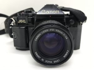 キヤノンのマニュアルフォーカス一眼レフカメラA-1をお買取りしました!!