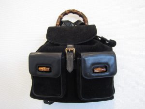 GUCCI バンブー リュック・デイパック ブラック スウェード レザー 高価買取致します(香川県)