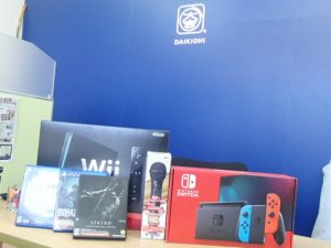 ニンテンドースイッチ・WiiやPS4も高価買取！ゲームの買取は大吉霧島国分店にお任せください！