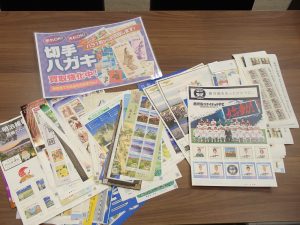 本日も大量の切手シートをお買取いたしました。姶良市の買取専門店大吉タイヨー西加治木店です。