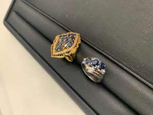 サファイア　リング