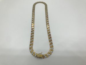 金とプラチナのコンビネックレスをお買取りしました大吉国立店です!!