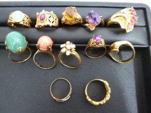 沢山の指輪のお買取りいたしました。買取専門店大吉ゆめタウン中津店(大分県)です。