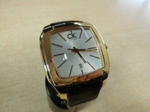 Calvin Klein・カルバンクライン・メンズ腕時計・CKリセス 42mm・ホワイト×ブラウン・K2K216