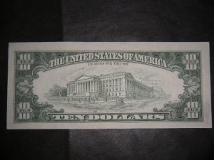 アメリカ紙幣 エラー 10ドル-2