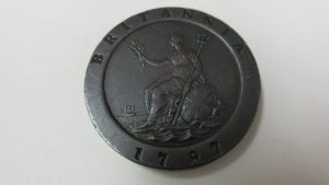 ブリタニア　1ペニー銅貨