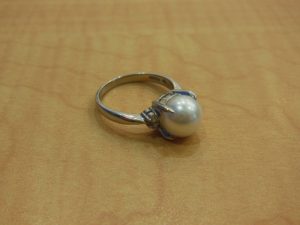 パール付きプラチナリングをお買取りさせていただきました！大吉松江店