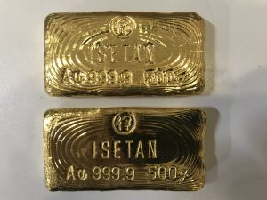 大吉国立店で金のインゴットをお買取りしました!!