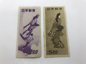 大吉国立店で見返り美人と月に雁の切手をお買取りしました!!