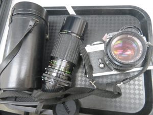 フイルムカメラ・望遠レンズをお買取りさせて頂きました。