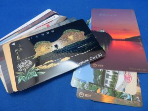 本日はテレホンカードをお持ち頂きました。