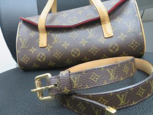 ルイヴィトン モノグラム ソナチネバック・ベルトお買取りさせて頂きました。