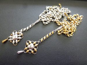 金とプラチナのネックレスのお買取りを致しました。買取専門店大吉ゆめタウン中津店(大分)です。