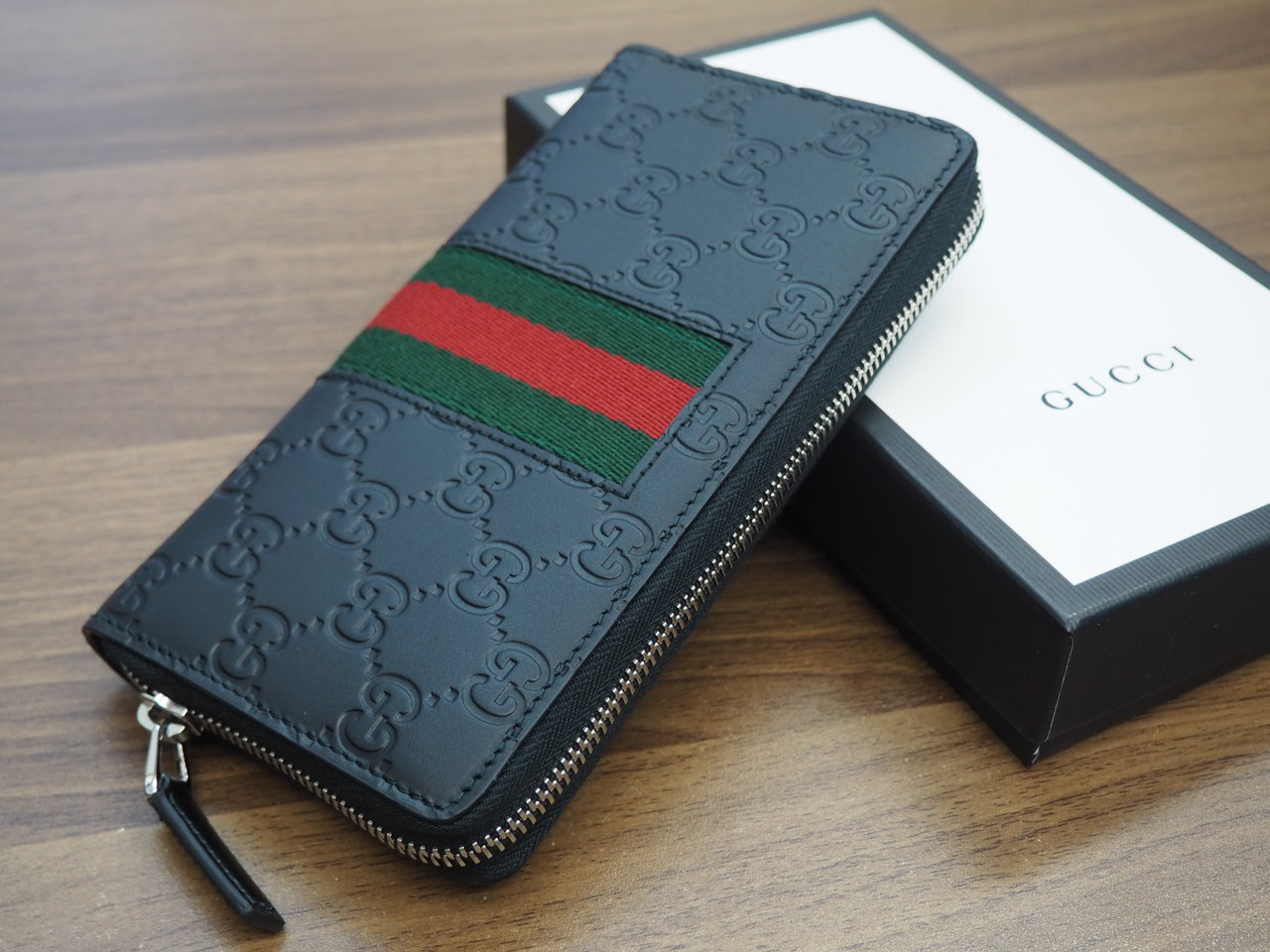 GUCCI グッチ シマ 長財布 ブランド 浜松市 買取
