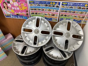 アルミじゃなくてスチールもね!空き缶じゃないです。ホイール買取なら、姶良市・買取専門店大吉タイヨー西加治木店!