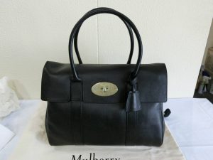MULBERRY・マルベリー英製・BAYSWATERベイズウォーター・ハンドバッグ・レザー・ブラック・新品未使用品