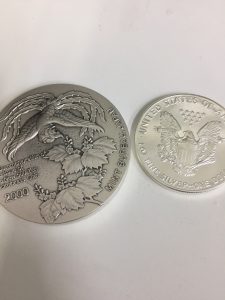 ☆純銀☆メダルをお買取りしました。大吉草加店です!