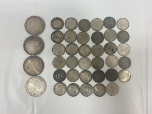 東京オリンピック1000円銀貨100円銀貨を買取させていただいた買取専門店大吉イオンタウン諏訪の森店です♪