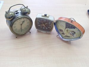 霧島市の買取は大吉霧島国分店ではこんなレトロな目覚まし時計もお買取しております。