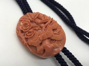 珊瑚のループタイをお買取りしました大吉国立店です!!