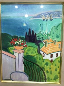 大吉国立店で坂口紀良作の油絵をお買取りしました!!