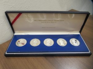 松山銀貨メダル買取