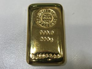 大吉国立店で200gの金塊をお買取りしました!!
